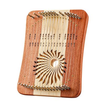 Lyre 31 Strings Mini Thumb Kalyre 17 Kalimba Strings Finger Harp Wood Creative Finger Lyre Beginner Musical Instrument