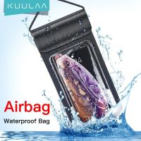 KUULAA Waterproof Phone Pouch Underwater Phone Bag Case Swimming Diving Phone Case Bag for Xiaomi iPhone Huawei Samsung