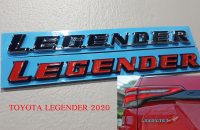 โลโก้ตัวอักษรโตโยต้า ฟอร์จูนเนอร์ รีเจนเดอร์ silver or red LEGENDER 2.8 REAR LOGO EMBLEM PLATE FOR TOYOTA FORTUNER 2020