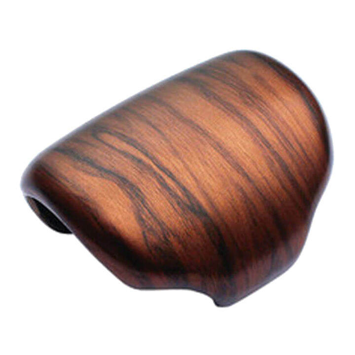 abs-peach-wood-grain-gear-lever-shift-knob-cover-trim-for-honda-cr-v-crv-2017-2020