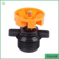 Hanak ด้ายสำหรับผู้ชาย1 5ชิ้น1ตัวหมุนอัตโนมัติ360องศาหัวฉีดน้ำสปริงเกอร์สวนสวนสนามหญ้าผักดอกไม้ชลประทาน