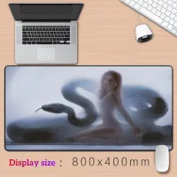 Anime Art Hand Drawn Ghostblade HD Printing XXL Mouse Pad Gamer Accessory Hot Large Computer Lock Edge Keyboard Mat desk mat