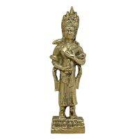 นางอัปสร นางอัปสรา ศิลปะนครวัด เขมร ขอม ทองเหลือง Apsara Brass Statue Home Decor by Boss