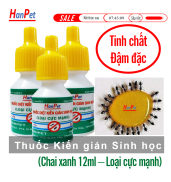 Hanpet - Combo 3 chai Xanh Dung dịch Diệt kiến dạng dung dịch diệt kiến