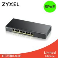 สินค้าขายดี!!! Switch Zyxel GS1900-8HP Smart Managed POE 8 Port Gigabit จ่ายไฟ POE 8 Port 70W ที่ชาร์จ แท็บเล็ต ไร้สาย เสียง หูฟัง เคส ลำโพง Wireless Bluetooth โทรศัพท์ USB ปลั๊ก เมาท์ HDMI สายคอมพิวเตอร์