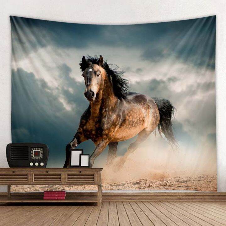 horse-3d-printing-big-tapestry-wall-hanging-polyester-cloth-home-decoration-mandala-bohemian-hippie-room-wall-decoration