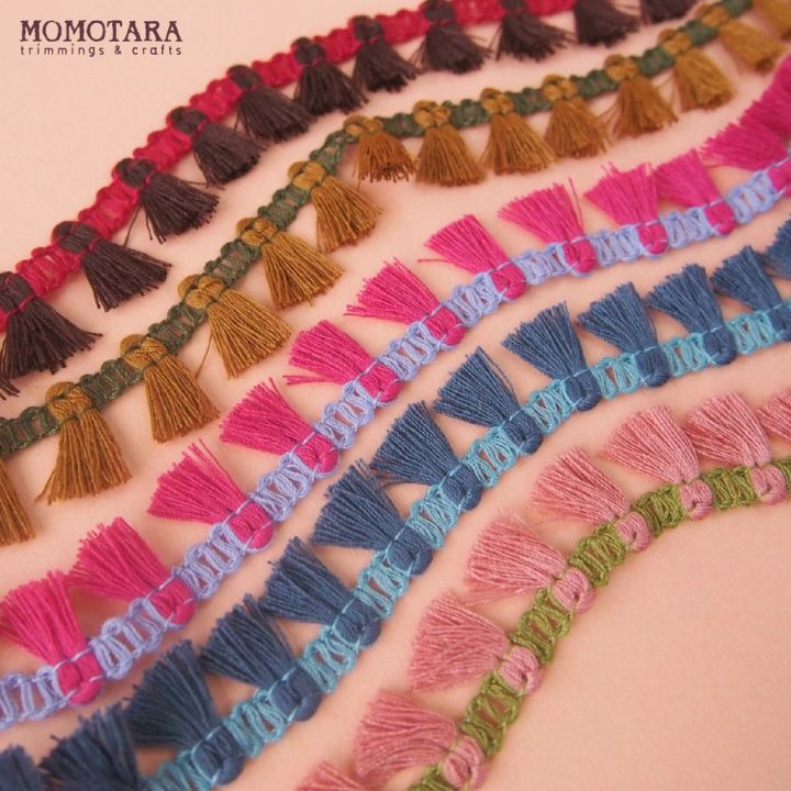 momotara-no-3365-เทปทอ-knit-เทปทอ-knit-ชายครุยพู่-tassel-fringe-knit-ขนาด-1-7-cm-ยาว-18-หลา-กาว-เทปกาว-กาว3m-3m-กาว2หน้า-เทปกาว-เทปกันลื่น-เทปกาวกันน้ำ-เทป