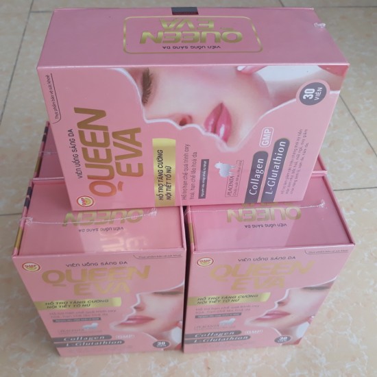 Viên uống collagen sáng da queen eva, tăng cường nội tiết tố nữ - ảnh sản phẩm 1