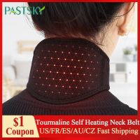 hjk○◘  Neck Heating Magnetic Wrap Brace Pain Cervical Vertebra