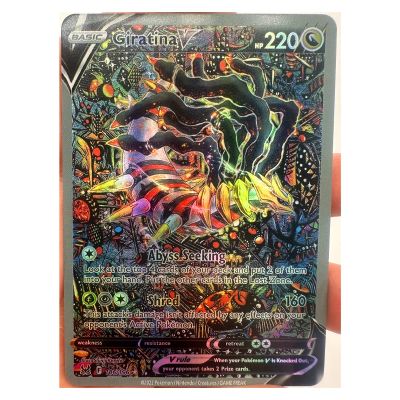 【YF】 Pokemon English Giratina Charizard Umbreon Glaceon Relief Effect Toys Hobbies Hobby Collectibles Game Collection Anime Cards