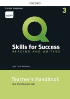 Bundanjai (หนังสือเรียนภาษาอังกฤษ Oxford) Q Skills for Success 3rd ED 3 Reading and Writing Teacher s Handbook with Teacher s Access Card