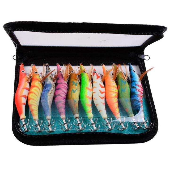 10pcs-14g21g-squid-bait-hook-wooden-shrimp-jig-fishing-lures-hooks-wood-artificial-luminous-jigging-lure-with-bag