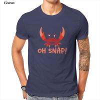 Oh Snap Crab Fishing Seafood Ocean Funny Gift Unisex Tri-Blend T-Shirt Essentials Couples Tops 90S Mens Clothes 104853 【Size S-4XL-5XL-6XL】