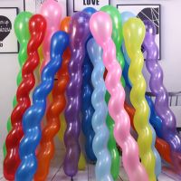 Spiral Balloon Multi Color Nightclub Decoration Birthday Party Childrens Day Decoration Babyshower Kids Toy Twist Balloon