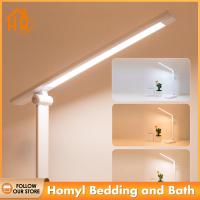 Homyl โคมไฟโต๊ะเขียนหนังสือ LED 3โหมดแสงโคมไฟตั้งโต๊ะสำหรับงานฝีมือสำนักงานบ้านห้องนั่งเล่น