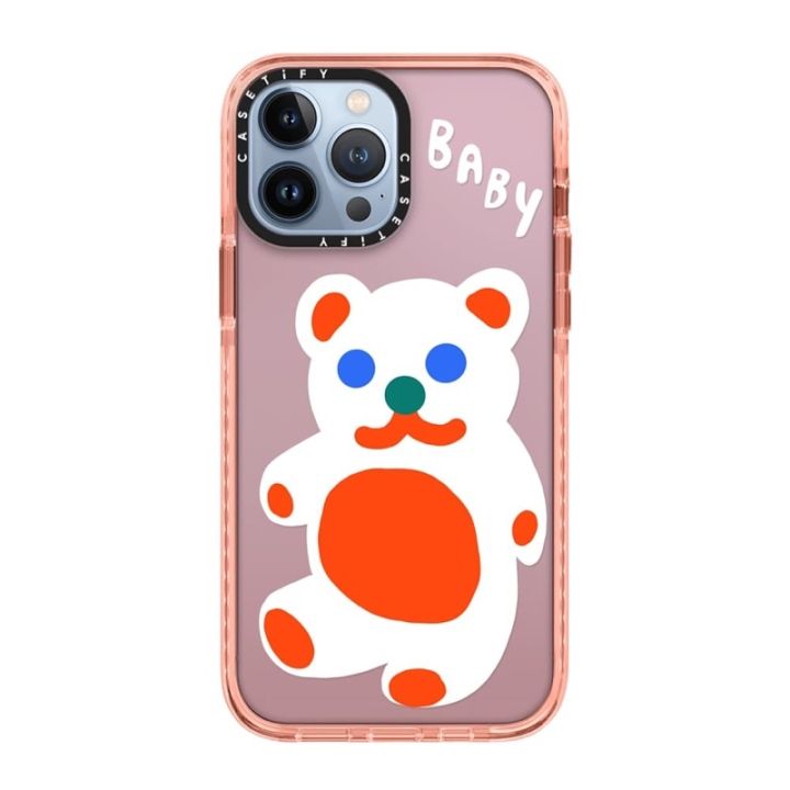 m3m-เคสสวยหรู-เคสเสริมดวง-เคสมหามงคล-เคสกันกระแทก-casetify-baby-bear-by-katie-benn-pre-order-เลือกเคสได้-เคสใส-เคสสวยๆ-เคสกระจก