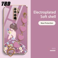 YBD เคสโทรศัพท์ลาย Love สำหรับ Xiaomi Redmi Note 8 Pro Redmi 9 Prime Xiaomi POCO M2ลายดอกไม้น่ารักล่าสุดหรูหราบูติกแบบนิ่มปลอกซิลิโคน