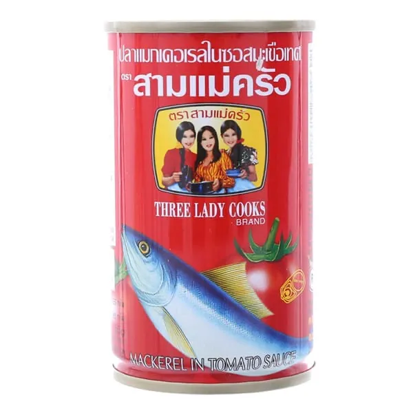 THREE LADY SARDINES IN TOMATO ငါးသေတ္တာဘူး | Lazada