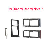 อะแดปเตอร์ถาดซิมการ์ดโทรศัพท์ XIAOMI Redmi Note 7สำหรับ Xiaomi Note 7 Pro อะไหล่ที่ใส่ถาดการ์ด SD ขนาดเล็กใหม่ที่อยู่อาศัยเดิม