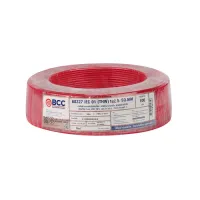 "sale"BCC สายไฟ IEC01 THW 1x2.5 SQ.MM. 100ม. สีแดง"ส่งด่วนทุกวัน"