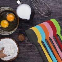 Multicolor Food Grade Baking Tools Silicone Spatula Mixer Pastry Scraper Cookie Spatulas