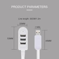 Holiday Discounts! 3 Port Usb2.0 Multi-Ftion Hub Universal High Speed Usb Splitter Usb2.0 Usb Hub Cable Adapter Expander Socket Cable For Laptop