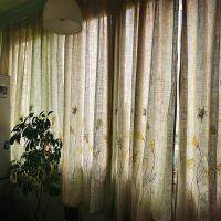 Natural Linen Curtains Exquisite Flowers and Butterfly Embroidery Curtain Drapes for Bedroom Blackout Cortinas for Living Room