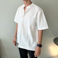 เสื้อเชิ้ตคอจีน รุ่น bland shirt