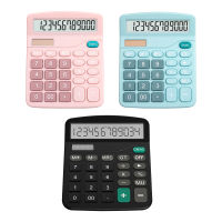 Home Office 12 Display Handheld Desk Desktop Calculator Dual Solar