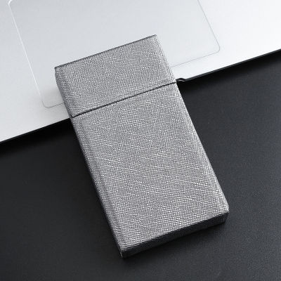 Portable Ciggarette Case Leather Fine Smke Storage Box Holder Accessories