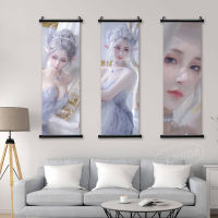 Canvas HD Print Ghost Blade Wall Art Modern Home Decoration Beautiful Princess Hanging Painting Anime Scroll Picture Living Room