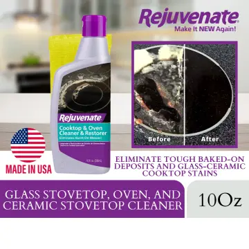 Rejuvenate Glass Stovetop, Oven, and Ceramic Stovetop Cleaner