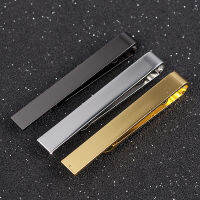 บุรุษสแตนเลสสตีลโทนเนคไทเรียบง่าย Tie Bar Clasp คลิปหนีบ Pin ของขวัญสำหรับชาย-Yrrey