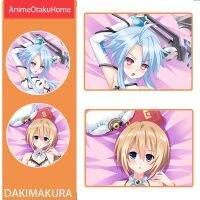 Anime Choujigen เกม Neptune Blanc เซ็กซี่สาวน่ารักกอดครอบหมอนร่างกายกอดครอบหมอน Otaku เครื่องนอนตกแต่ง Dakimakura