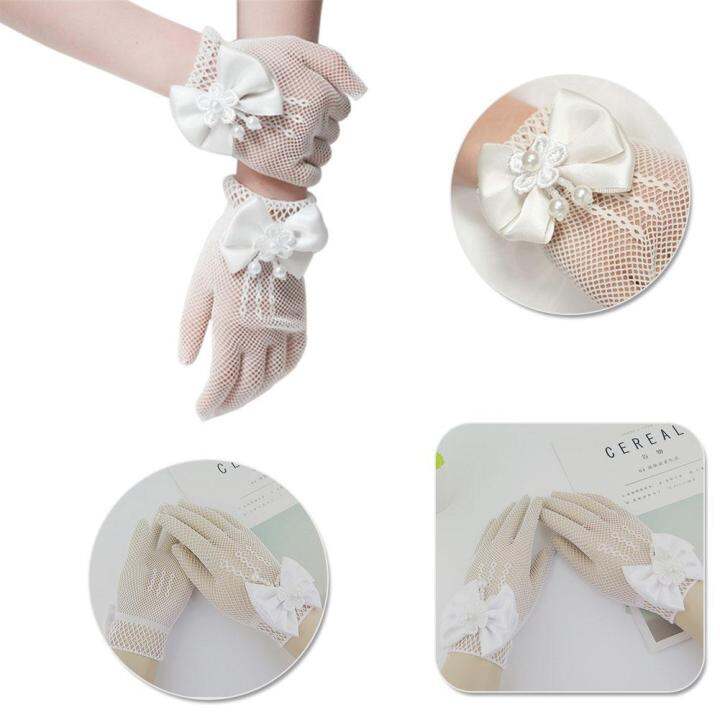 net-bow-tie-dress-girl-child-white-gloves-wedding-dress-white-gloves-boy-princess-flower-gloves-h6b6