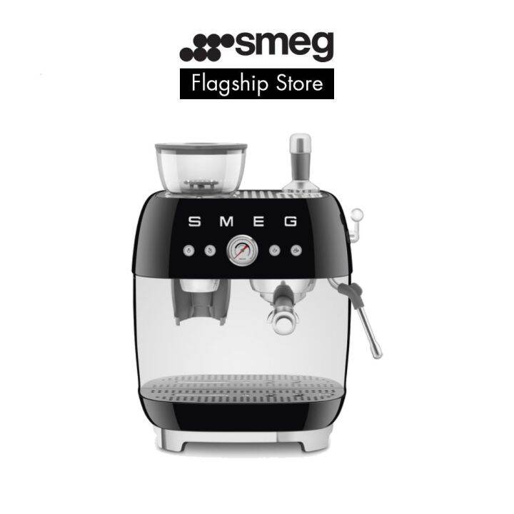 coffee machine with integrated grinder