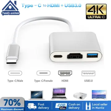 NEW USB Type C to HDMI HDTV TV Cable Adapter Converter For Macbook