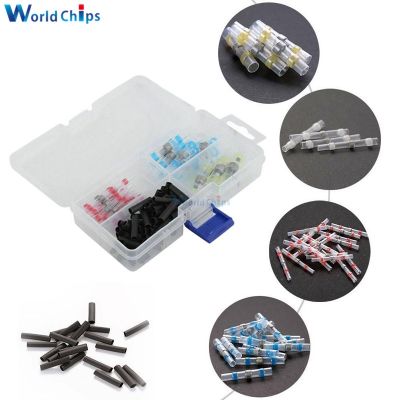 100pcs Heat Shrink Tube Sleeves Solder Seal Shrinkable Splice Waterproof Wires Connectors Cable Terminal Electrical Connector