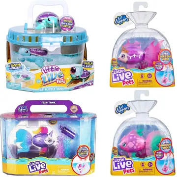 Little live pets lil deals turtle and baby tank