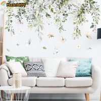 【HOT】 Branch Butterflies Removable Wall Stickers PVC Decals Mural Home Decor Art for Bedroom Living Room Wallpaper Stickers