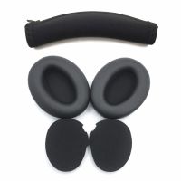 Replacement Leather Ear Pads Cloth Headband Protector For Sony WH-1000XM3 WH1000XM3 Headset Earmuffs EarPads Head beam sleeve