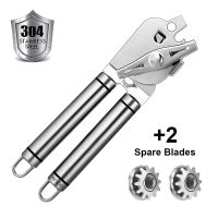 Can Opener Accessories Sets Bottle Openers Ergonomic Manual Tools 2 Blades