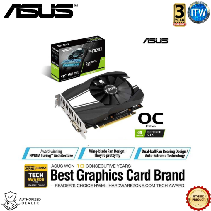 ASUS Phoenix GeForce® GTX 1660 SUPER™ OC edition 6GB GDDR6 Graphic Card (PH- GTX1660S-O6G) Lazada PH