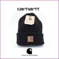 Carharttลูกน้อง Topi Dingin ถักหมวกสกีอุ่นสองชั้นชายและหญิงหมวกขนสัตว์คู่กลางแจ้ง