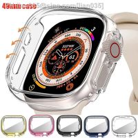 Screen Protector For Apple Watch Ultra Case Full Soft Clear bumper Transparent Cover accessories iwatch serise Ultra 49mm case