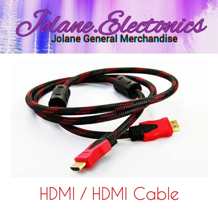 HDMI CABLE Wire 1.5mm Heavy Duty HDMI/RCA/VGA Lazada PH