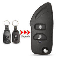 Jinglukin อัพเกรด Key SHELL สำหรับ Hyundai Elantra Santa Fe Eagle Terracan trajet สำหรับ Kia CARENS 2ปุ่ม REMOTE Car Key Cove กรณี