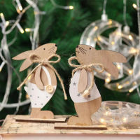 Decoration New Wooden Gift Easter Rabbit Ornament