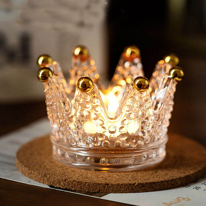 jewelry-decoration-dish-scented-storage-candle-crown-glass-candlestick