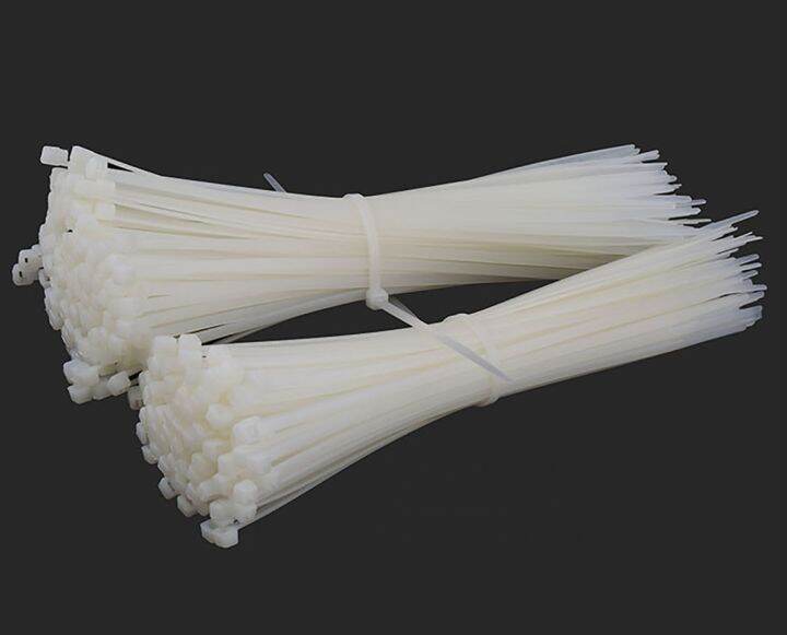 5x200mm-8x500mm-white-nylon-cable-ties-plastic-self-locking-cable-zipper-buckle-wire-zip-tie